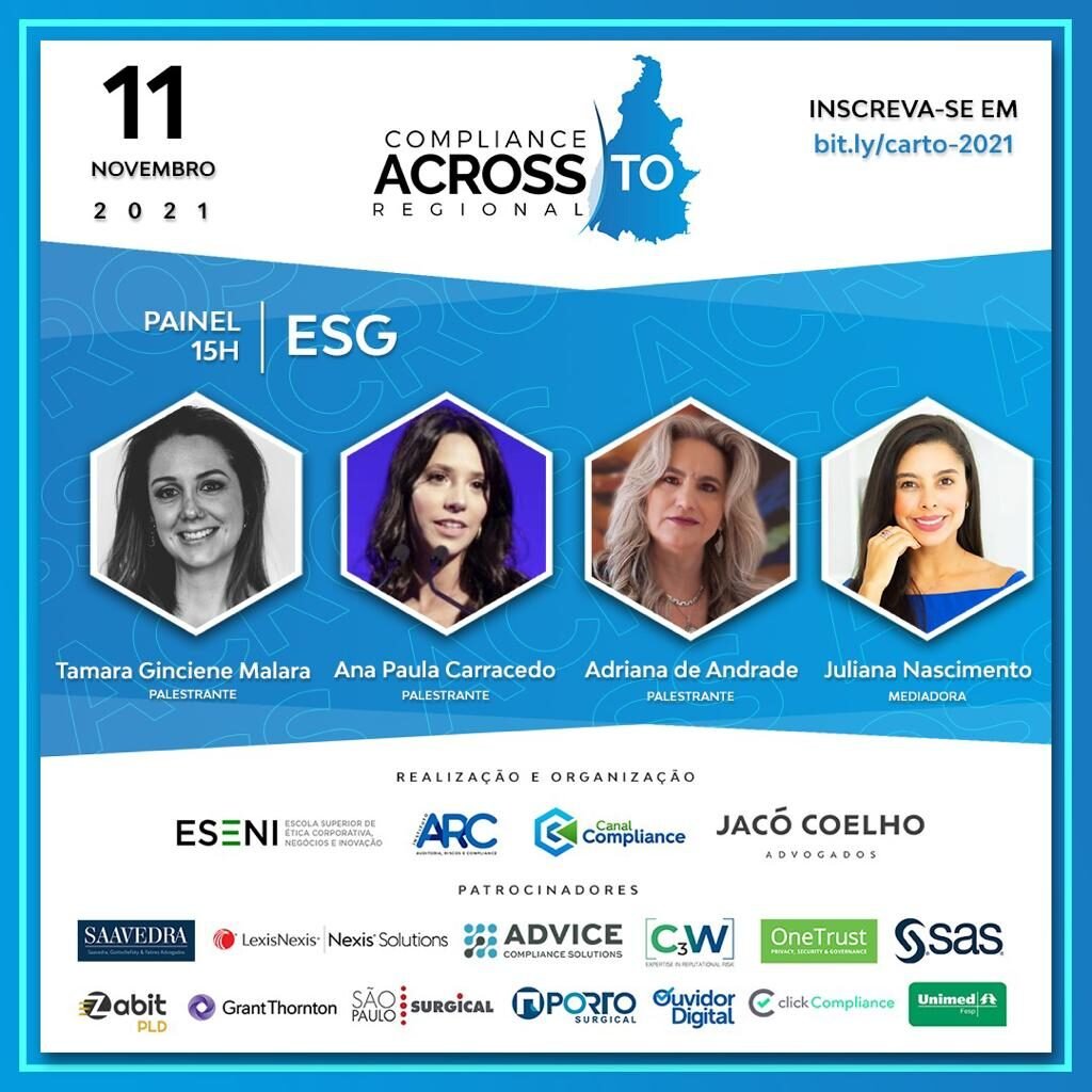 Congresso Compliance Across Regional – Tocantins: ESG em pauta!