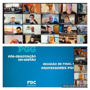 Reunião de fim de ano de professores da FDC