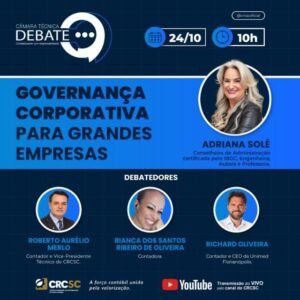 Não perca: Câmara Técnica Debate do CRCSC