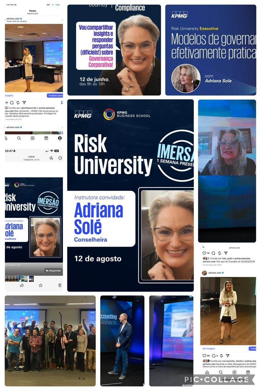 10 anos de parceria: conselheira convidada na KPMG Risk University 2025