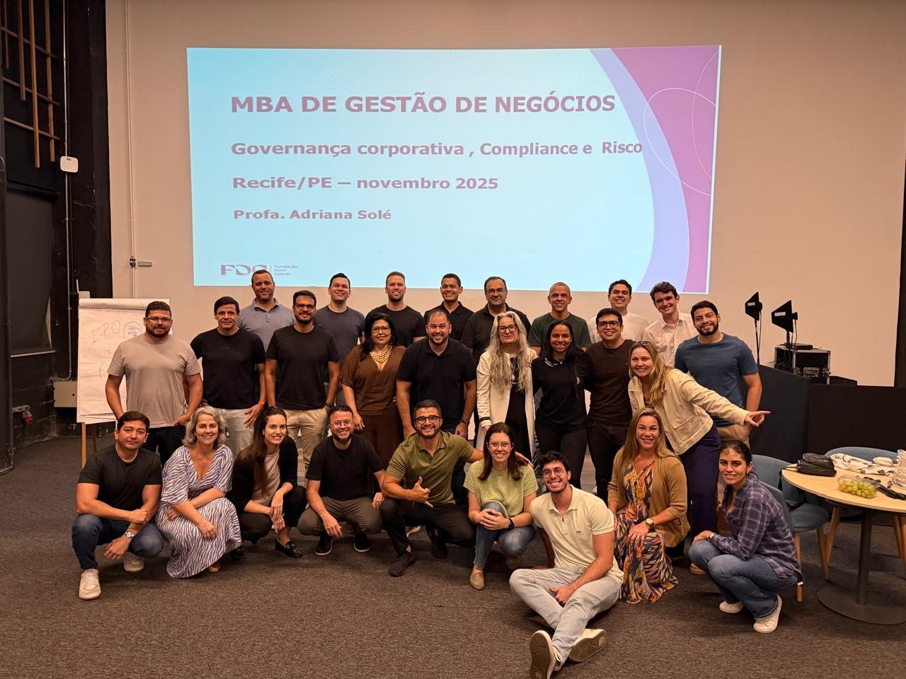 Recife/PE: Governança, Compliance e Riscos no MBA Gestão de Negócios da FDC